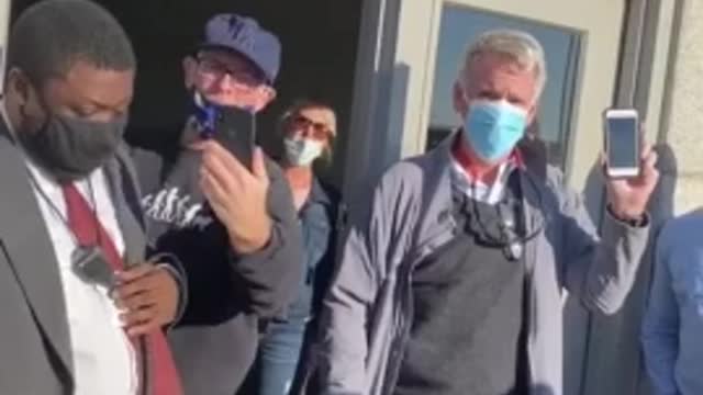 Detroit Democrats Refuse To Let Republicans Inside To Count Votes and view the counting of votes