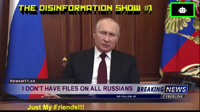 News at 11 The Disinformation Show #2 By RUSSIAN BOT HACKS!!!