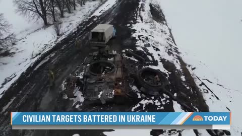 Ukrainian Theater With Signs That Read _Children_ Attacked By Russia