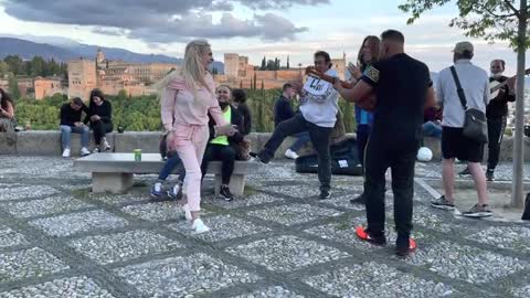 Street flamenco in Granada, Spain Part2