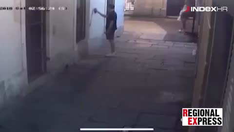 U Puli osvanuli grafiti na ćirilici