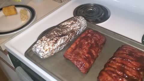 Rennos BBQ ribs done and rant