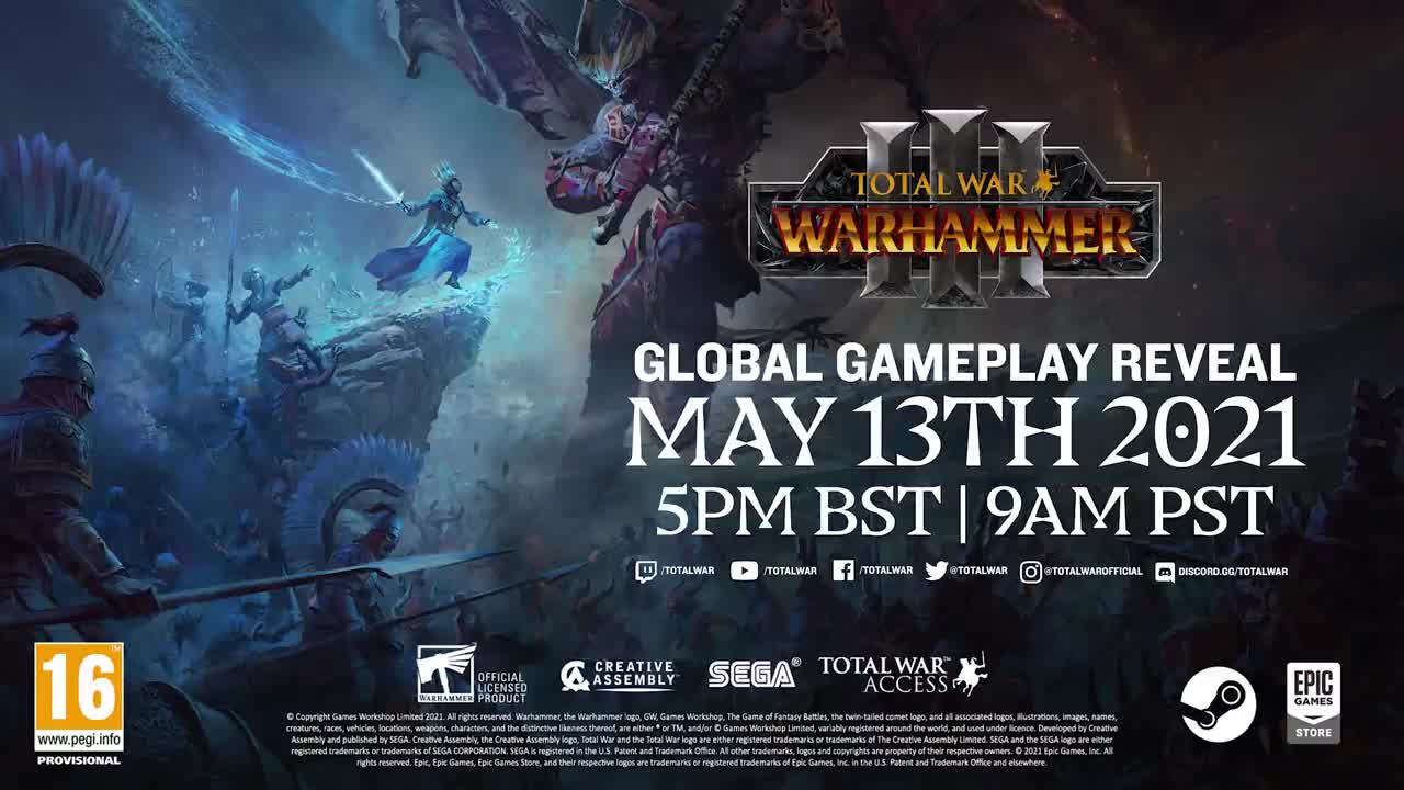 Total War: WARHAMMER III Gameplay Reveal Tease 221,387 views