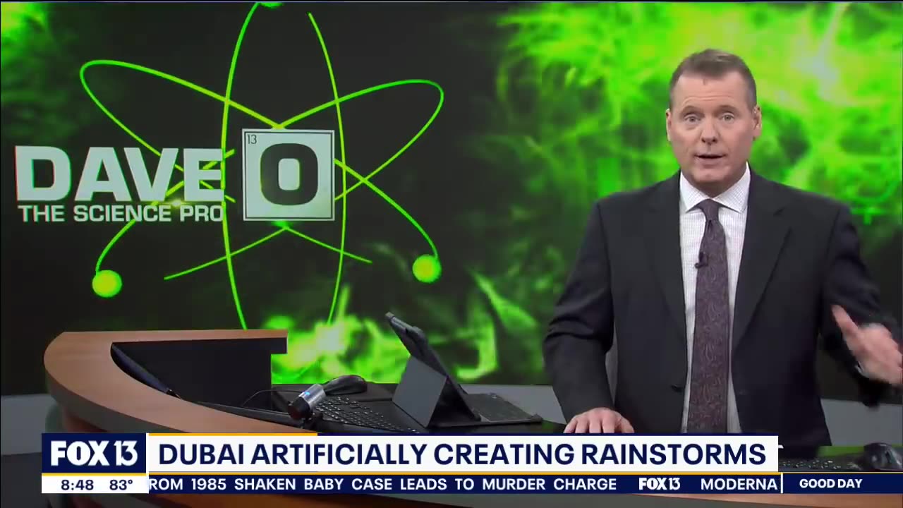 Dubai Artificially Creating Rainstorms With Drones And Electricity