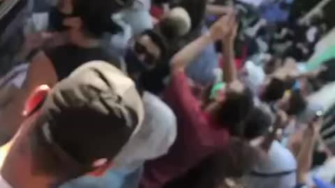 Cubans marching for liberty