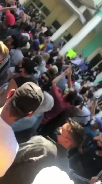 Cubans marching for liberty