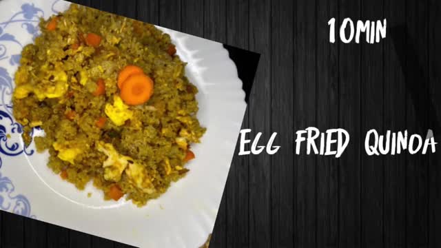 Egg fried quinoa recipe, Very healthy and very tasty. High fiber content food :-)