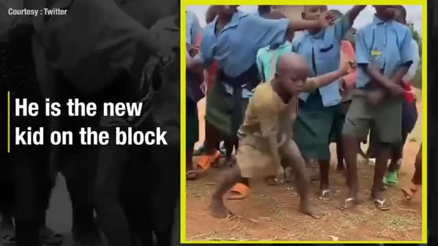 This kid's dance style has become viral