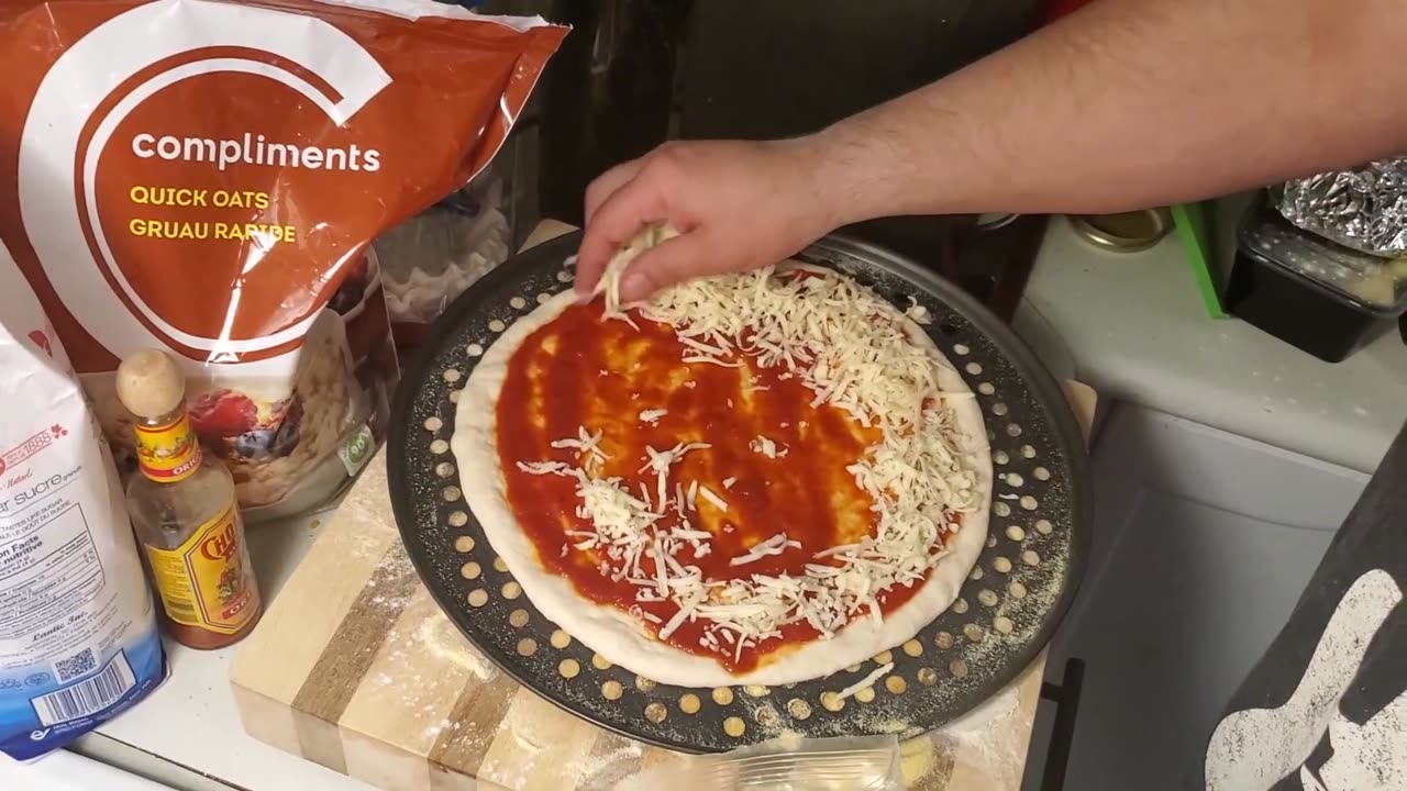 Homemade Pizza with Bobby Flay s Pizza Dough Recipe