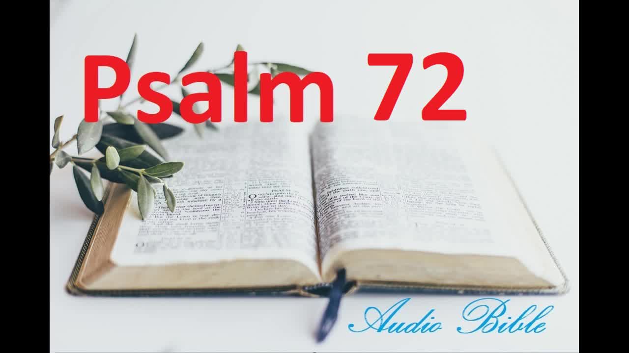 Psalm 72, the Old Testament, Bible