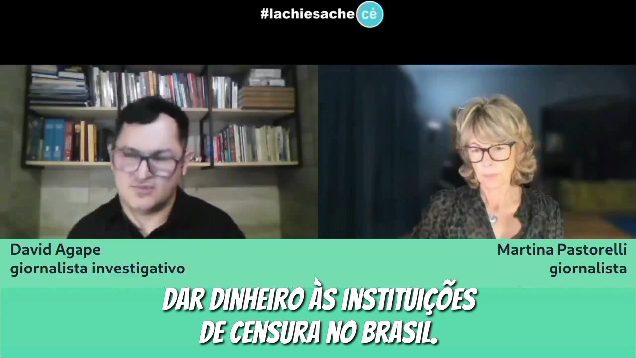 O jornalista investigativo @david_agape: É uma guerra global contra a liberdade