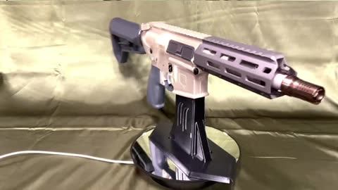 Q ‘Sugar Weasel’ 300 blk out SBR 300 blk out 7” barrel, 30 rd capacity (FDE Color)