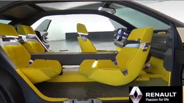 Automobile functional design with a sense of technological future