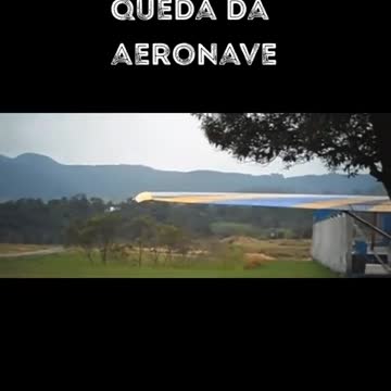 a queda da aeronave