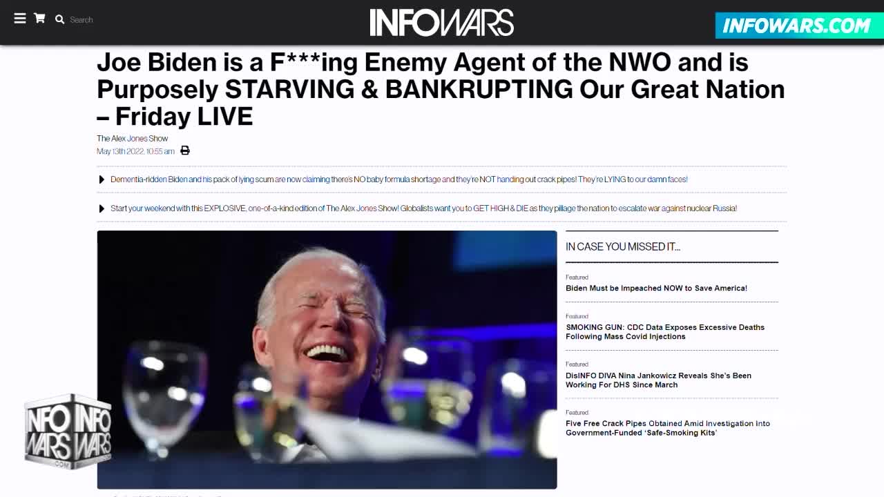 Alex Jones: Get In Resistance Mode - 5/13/22