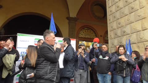 Bologna 09.04.2022 No Draghi Day Italexit