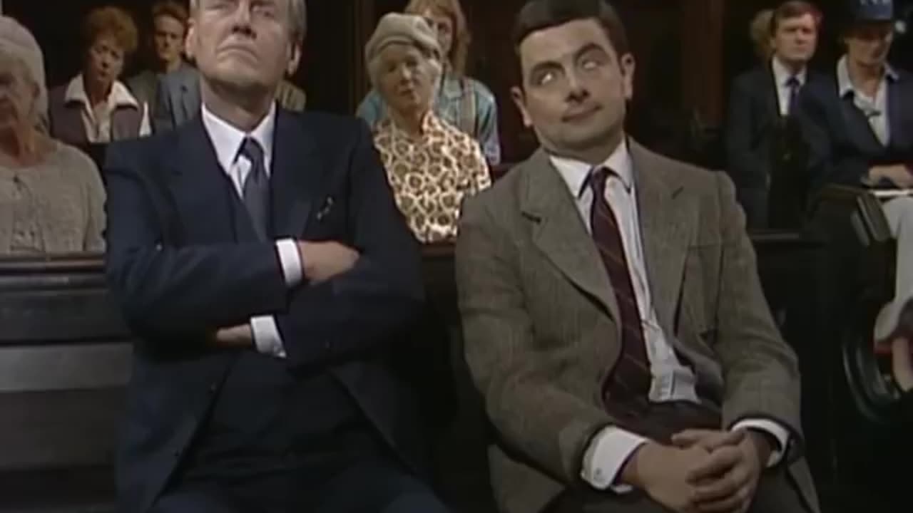 Falling Asleep in church | Funny clip | Mr Bean