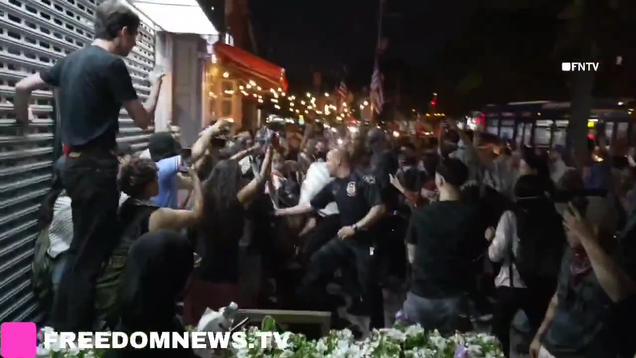 BREAKING: Pro-Palestine Protesters STORM into Democratic After party lol