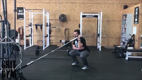 1arm Landmine Press + Squat