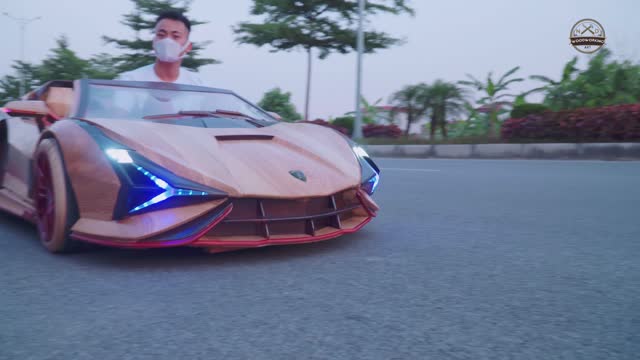 65 Days Build Lamborghini Sian Roadster For My Son - ND Woodworking Art