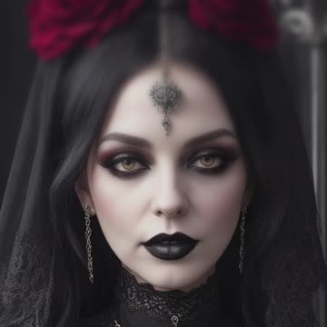 Victorian Gothic | Gothic Queens | Gothic Women | Gothic Girls | Digital Art | AI Art #gothicqueen