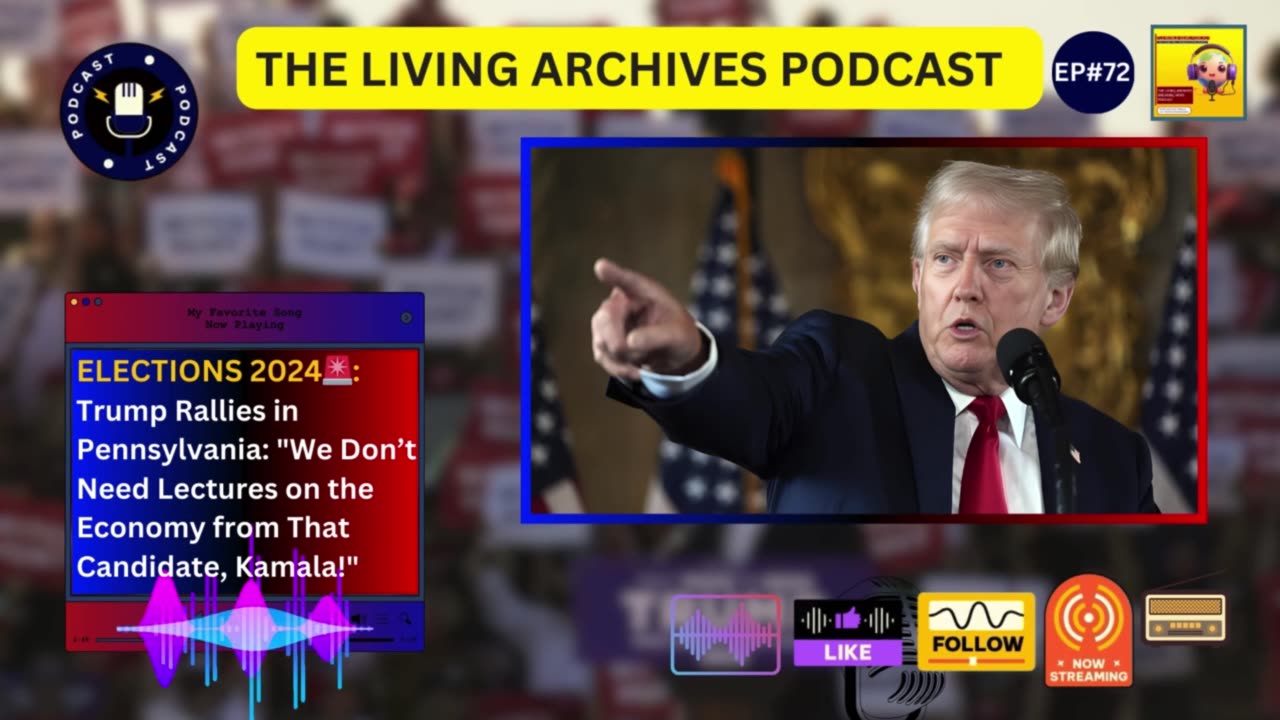 ELECTIONS 2024🚨: Trump says: "We Don’t Need Lectures on the Economy from That Candidate, Kamala!"