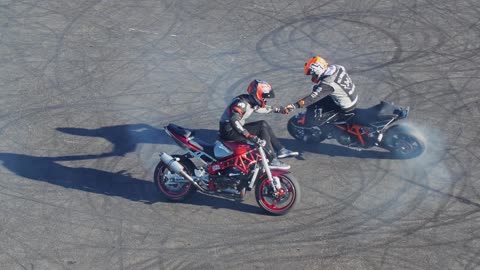 KTM stunt France session