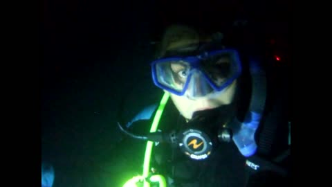 John Smith's Bay Night Dive 2016 Eric and Logan