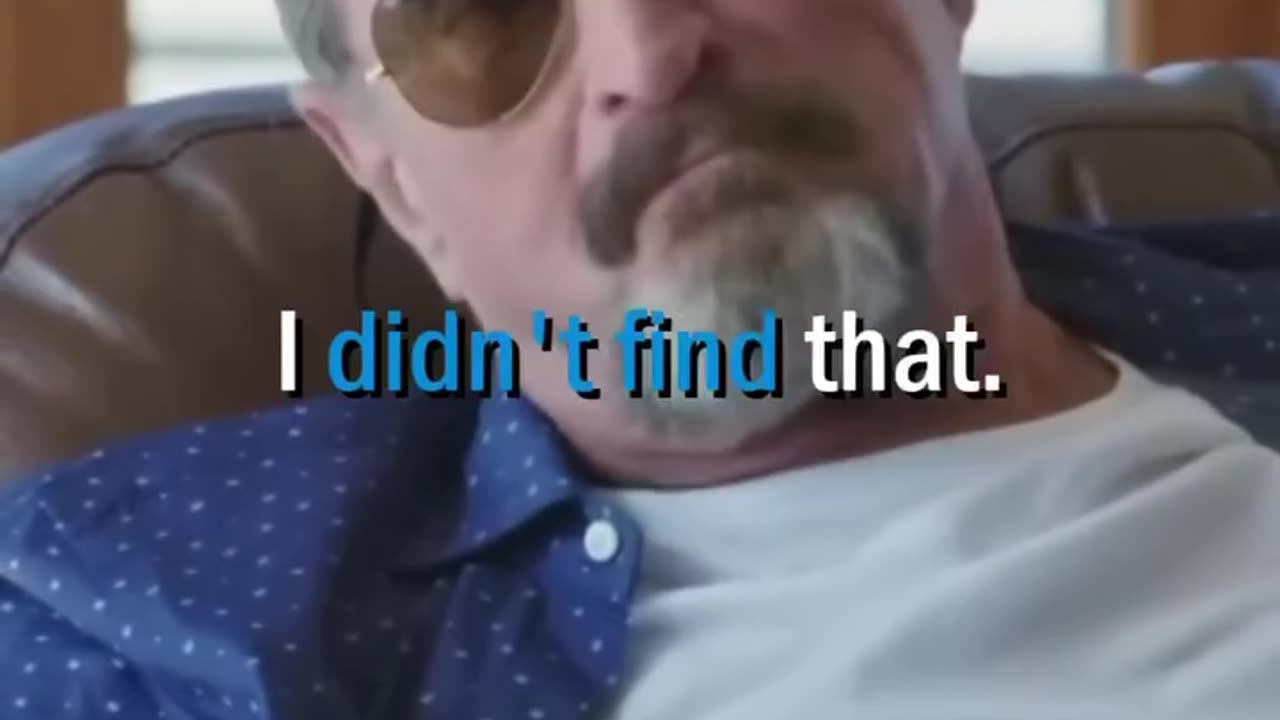 McAfee talks how he obtained information our government was involved in notorious things