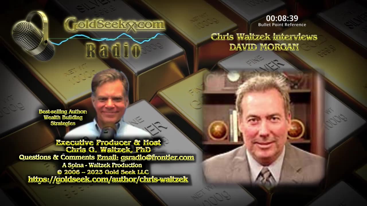 GoldSeek Radio Nugget -- David Morgan: Gold Miners Are Undervalued