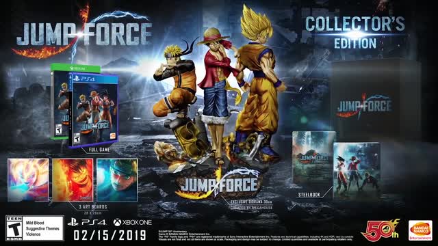 Jump Force - Boruto + Dragon Quest Character Reveal Trailer