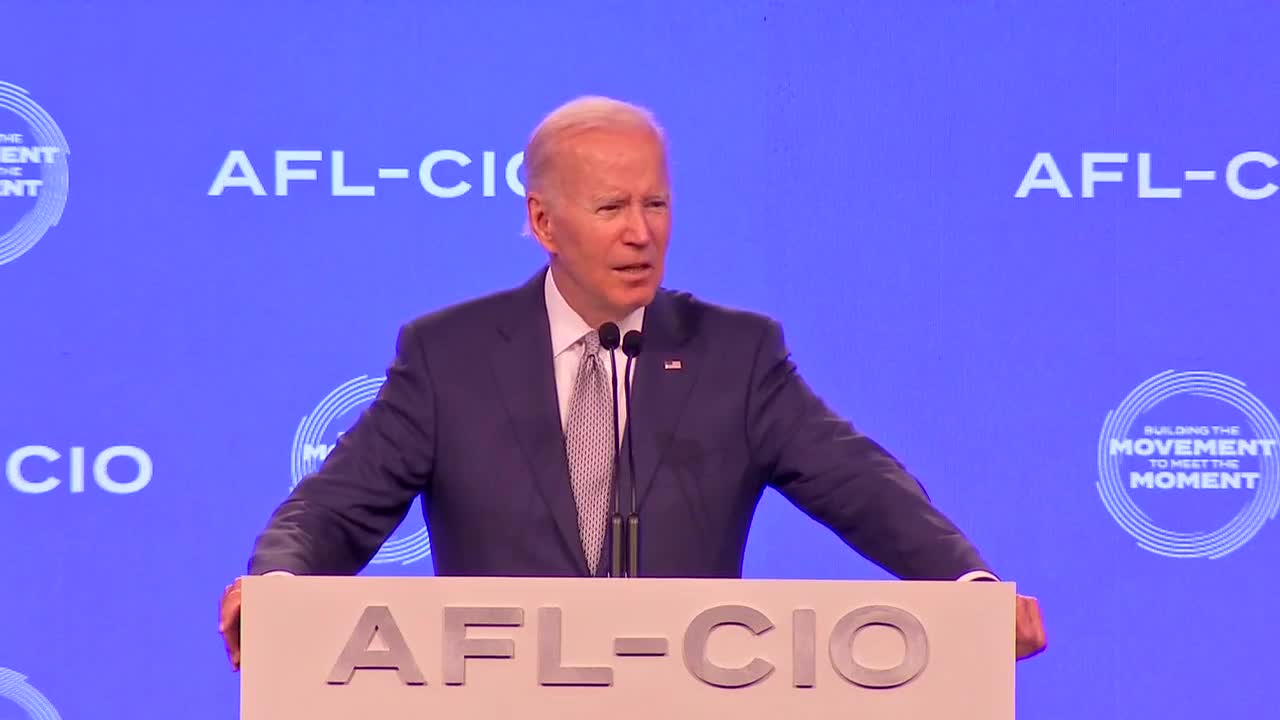 President Biden delivers remarks on the economy at the 29th AFL-CIO Quadrennial Convention