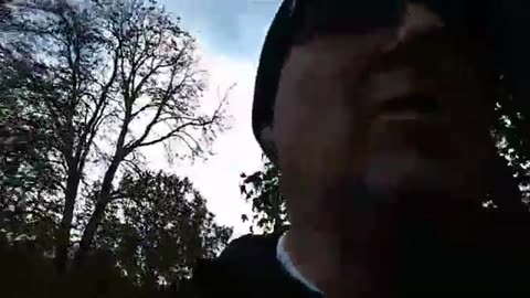 Predikar inne på Gamla kyrkogården i Helsingborg 23 Okt. 2018