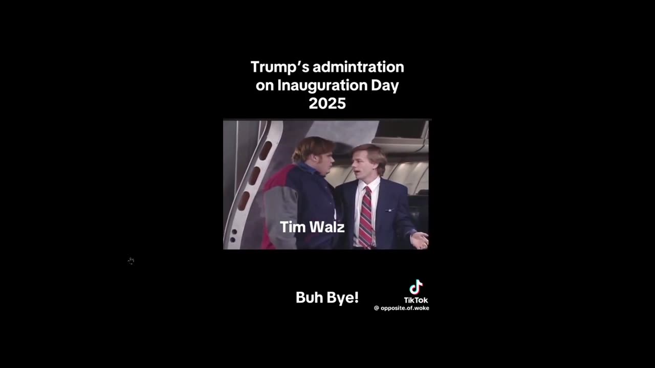 Buh Bye 😂😂 - Trump's inauguration day.... lol