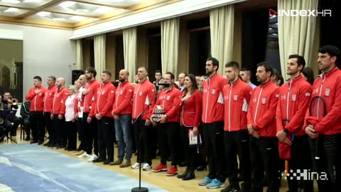 Predsjednica RH uručila odlikovanja tenisačima