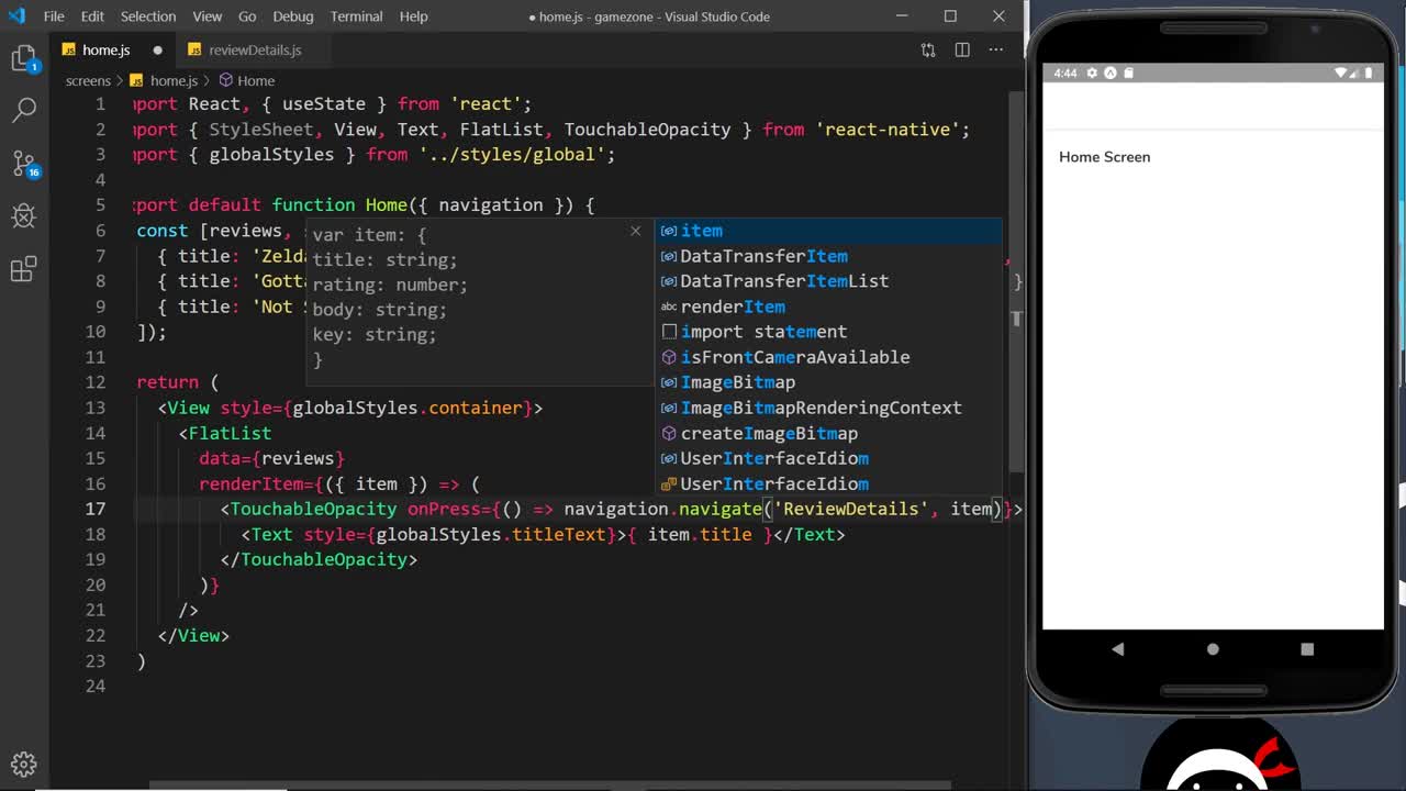 React Native Tutorial #22