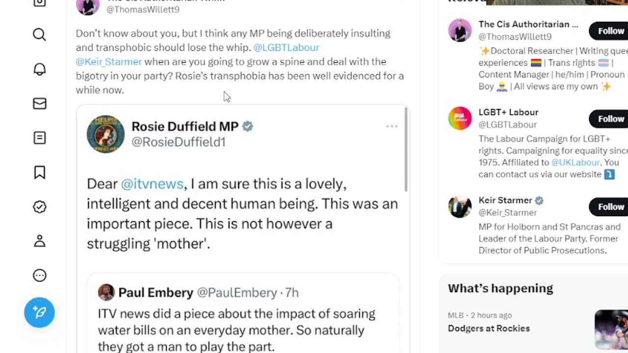 Labour Transphobic as this poor man cannot be a mother!!