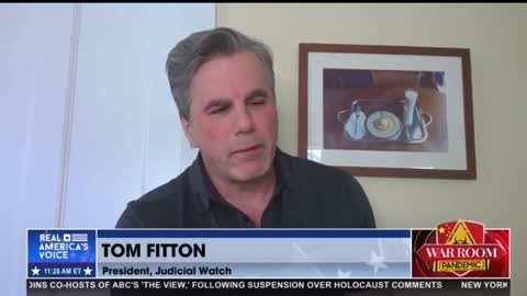 Tom Fitton- this is just further evidence of the coup