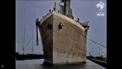 [Colorized] The Only Existing Footage Of The “Titanic” (1912)