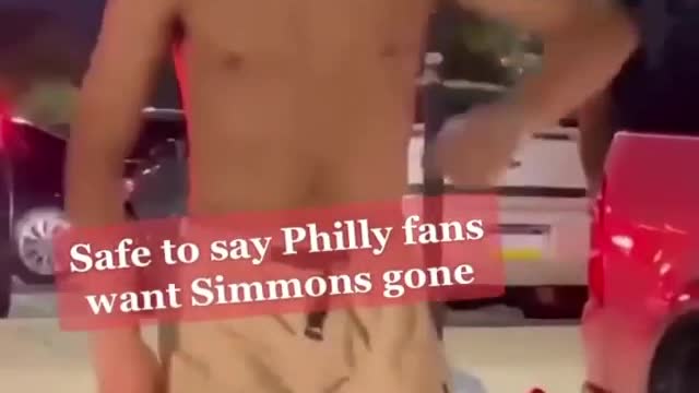 Philly angry fans are done with Simmons!!!