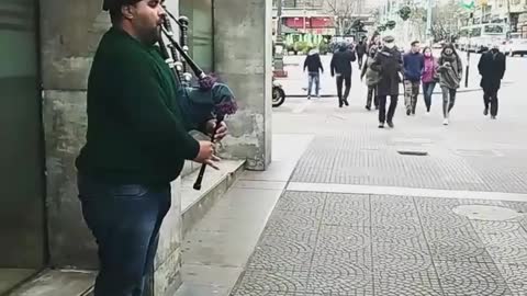 Bagpiper, Centro, Montevideo