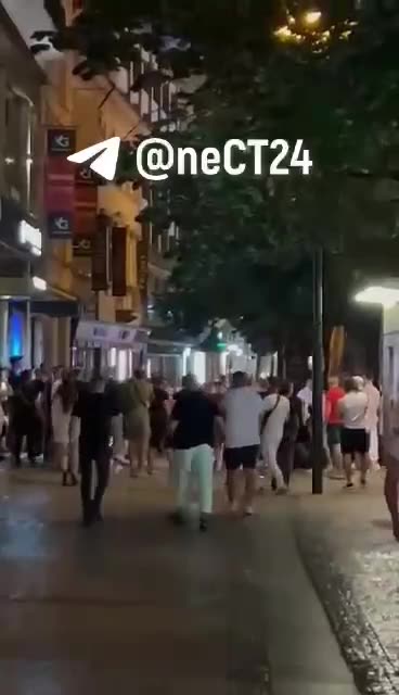 Ukrajinská bitka na Václavském náměstí v Praze