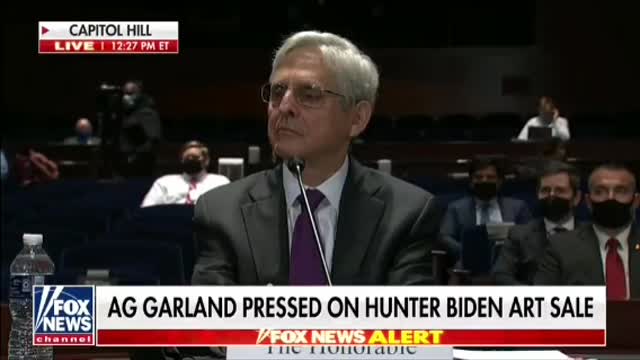 AG Garland about appointing special counsel to investigate Hunter Biden's art sale.