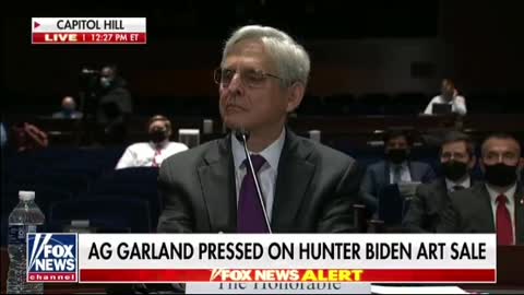 AG Garland about appointing special counsel to investigate Hunter Biden's art sale.