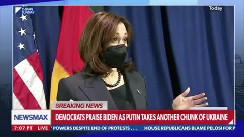 Crazy Kamala looks forward to war