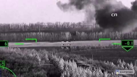 Russian Su-24 bomber drops bombs on Ukrainian army positions