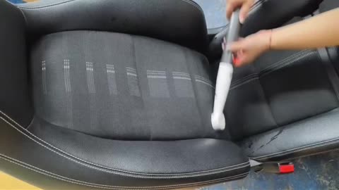 How to clean fabric part of car seat