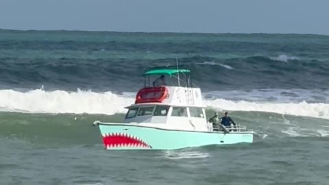 Dive Boat Nearly Capsizes In Rough Waves