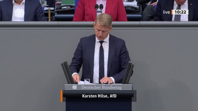 Karsten Hilse Rede vom 08.09.2022 - Wirtschaft und Klimaschutz