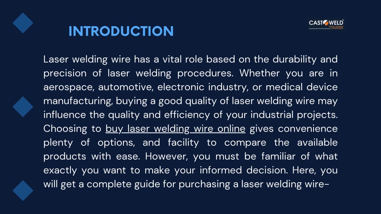 Buy Laser Welding Wire Online: The Complete Guide